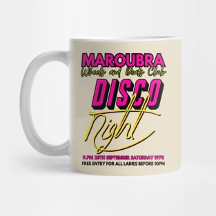 MAROUBRA DISCO WHEELS AND DEALS DISCO NIGHT Mug